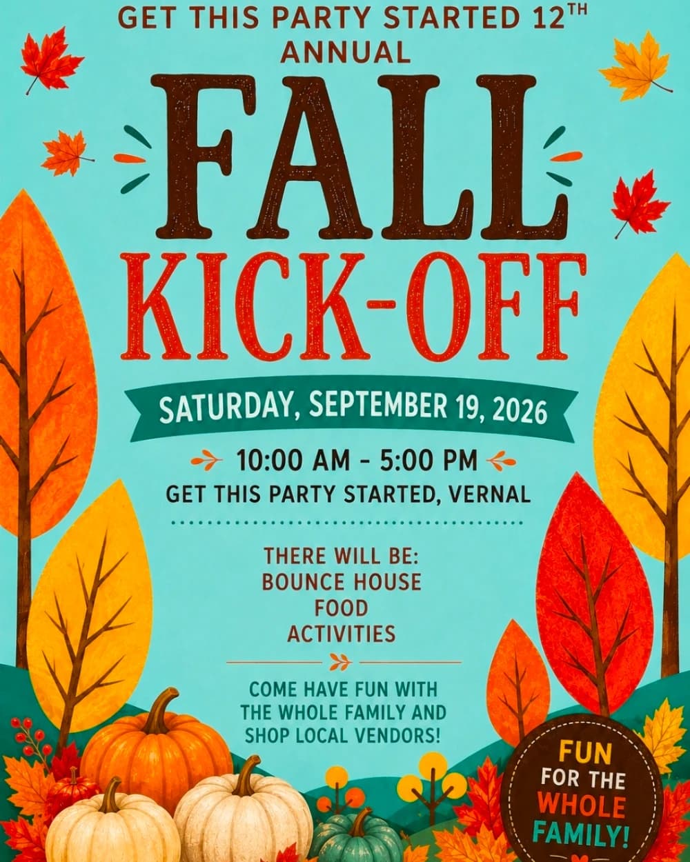 Fall Fest event poster