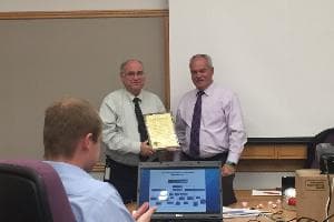 Commissioner Thanked for Years of Service