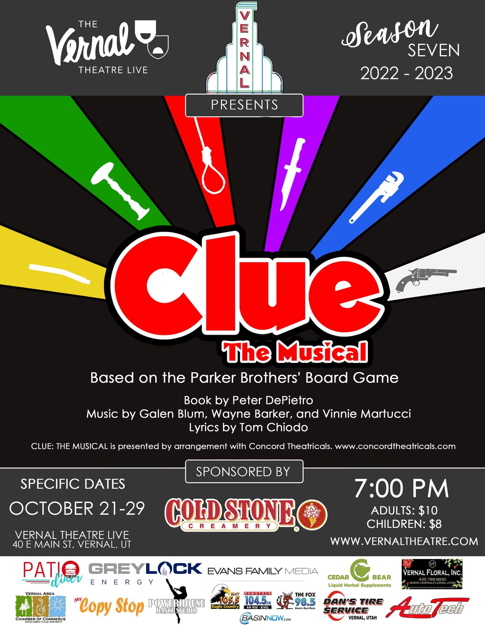 Audience Chooses Ending In Vernal Theatre: Live’s Production ‘Clue The Musical’