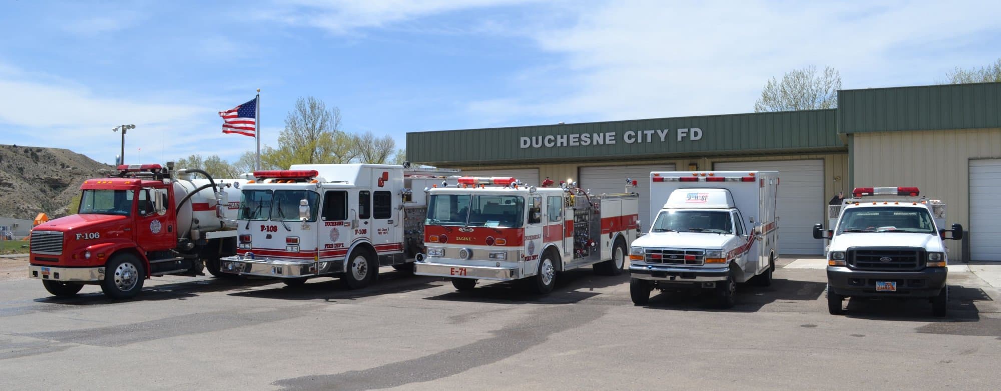 Duchesne Fire Department Message: Move To The Right For Sirens Or Lights