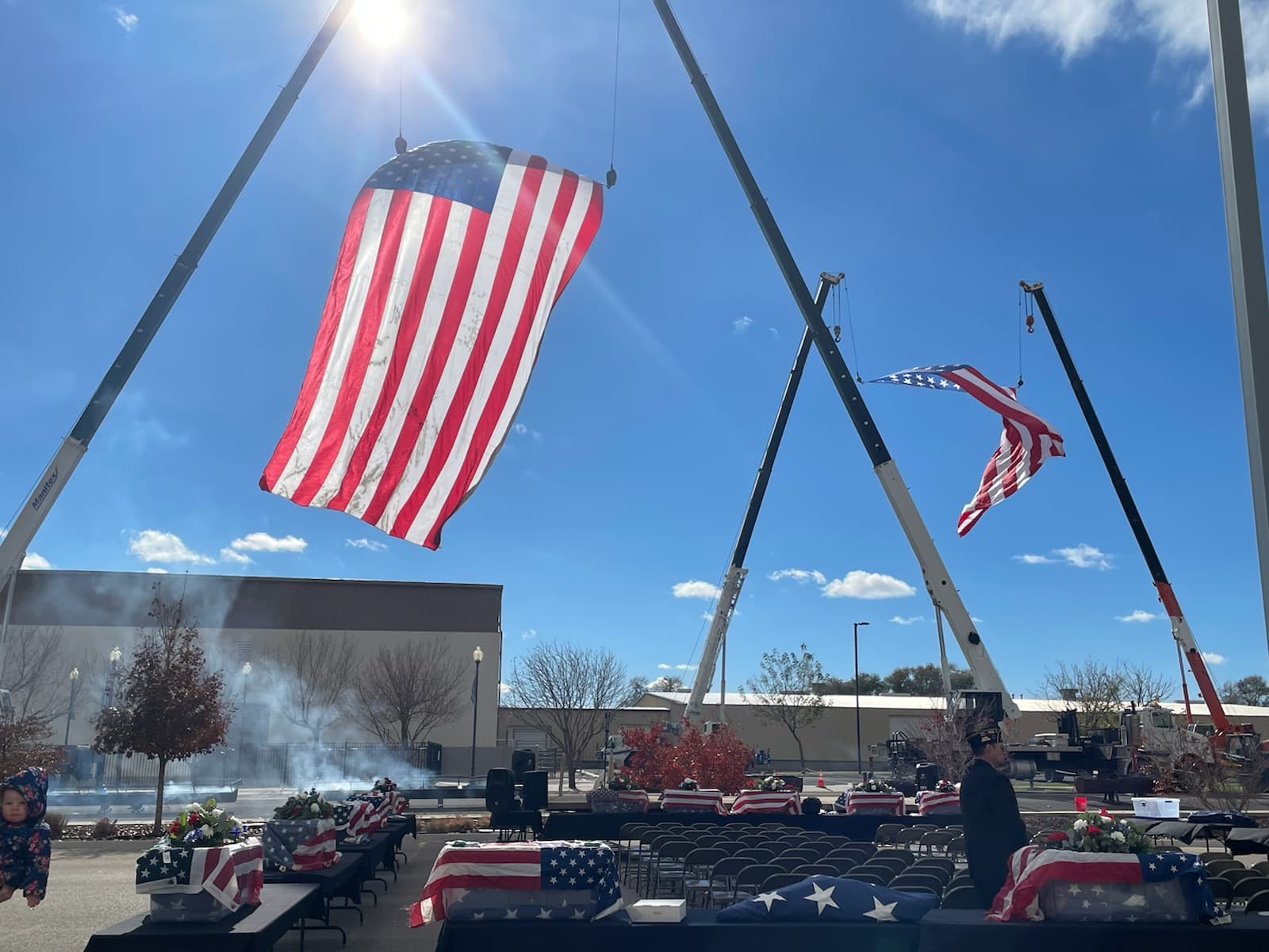Flag Retirement Ceremony Teaches Locals Proper Flag Disposal