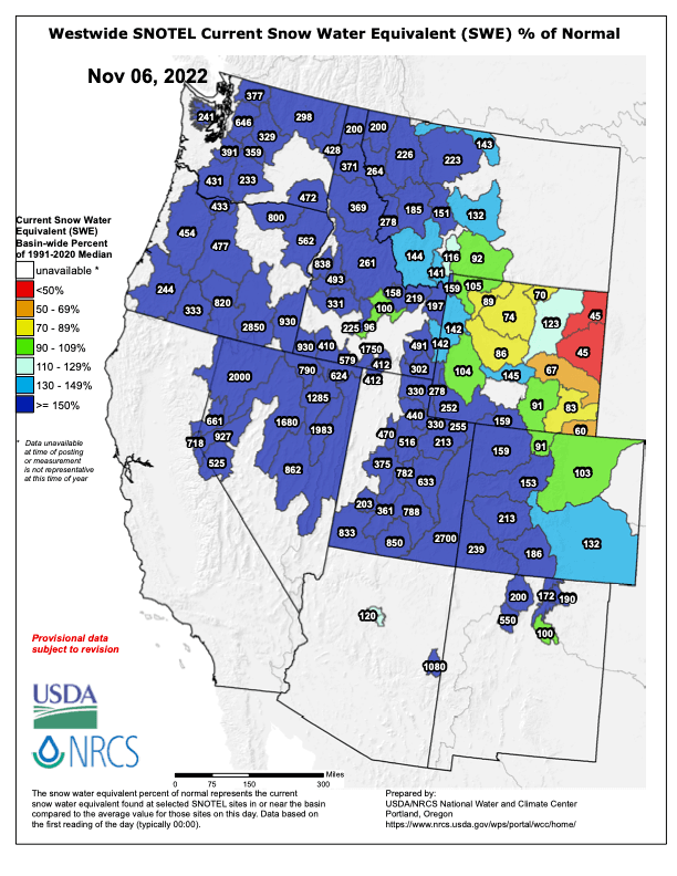 October Precipitation Above Average But Not Out Of Drought