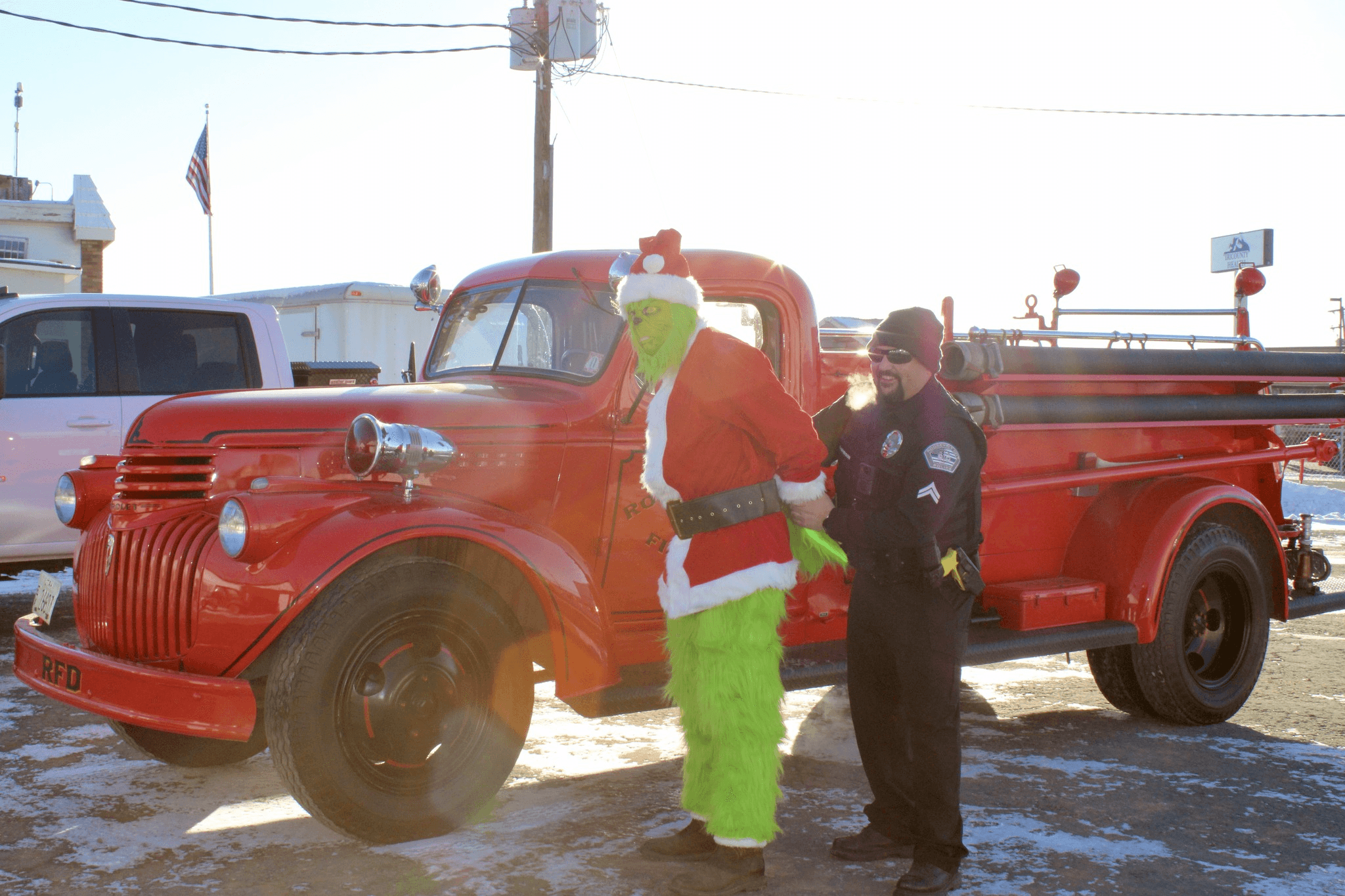 Grinch Causes Stir In Roosevelt City Before Arrest By Roosevelt PD