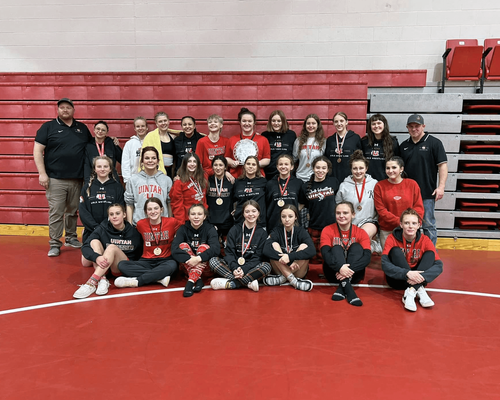 Uintah Girls Wrestling Win Region 7 Title