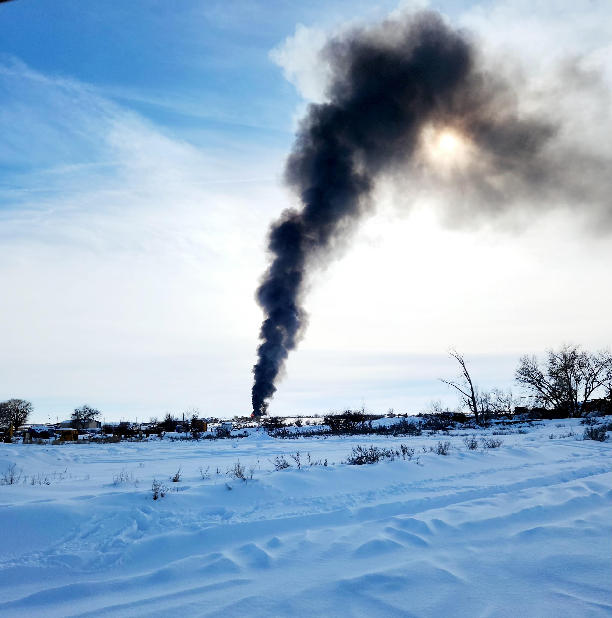 Roosevelt Fire Responds To Pit Fire North Of Industrial Park