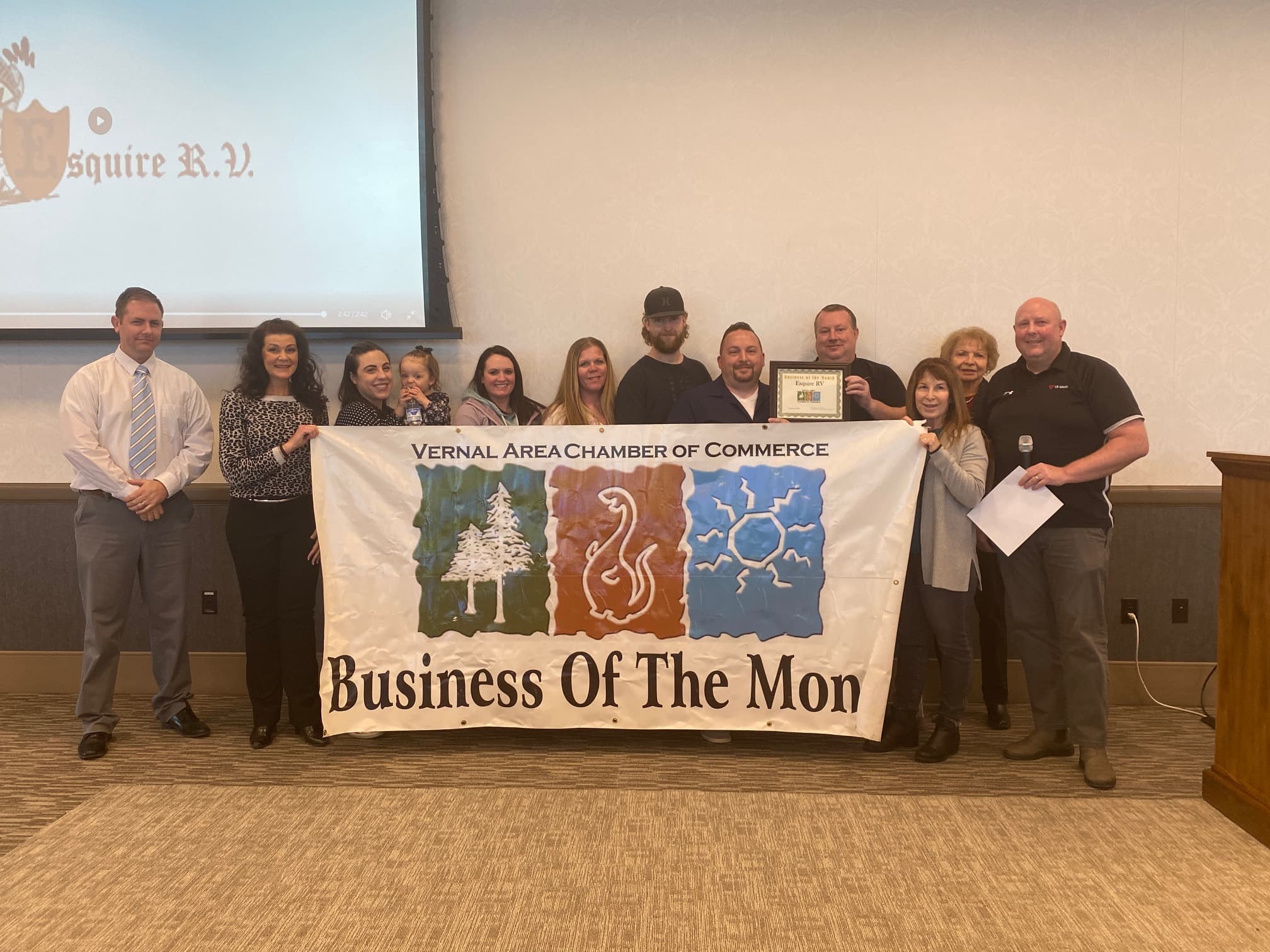 Vernal Chamber Names Esquire RV As Business Of The Month