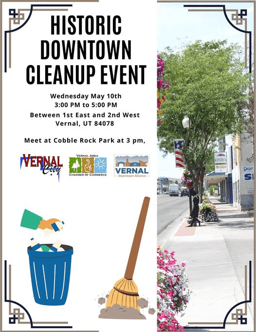 Vernal Historic Downtown Cleanup Event Coming Up