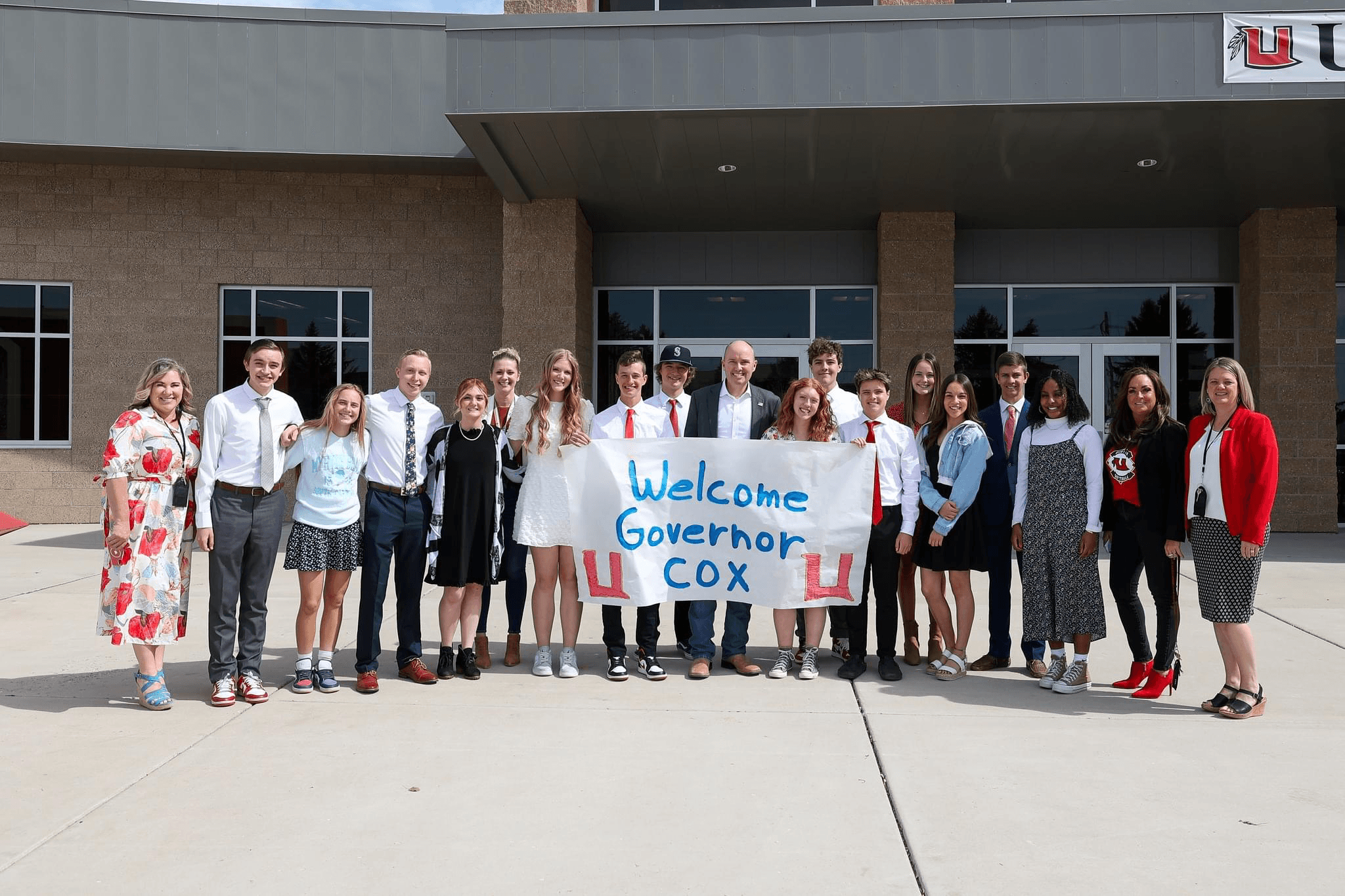 Governor Cox Visits Students In Northeastern Utah