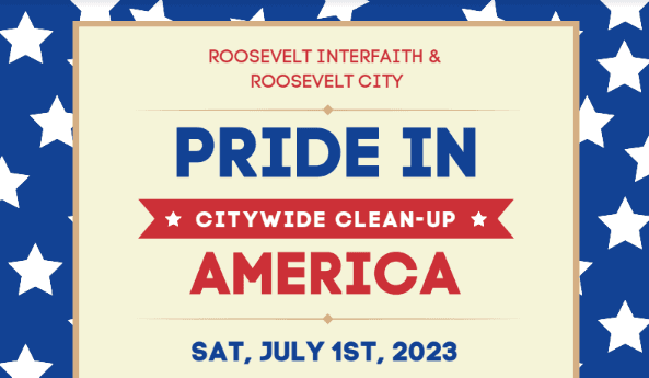 Pride In America Citywide Clean-Up Being Held In Roosevelt