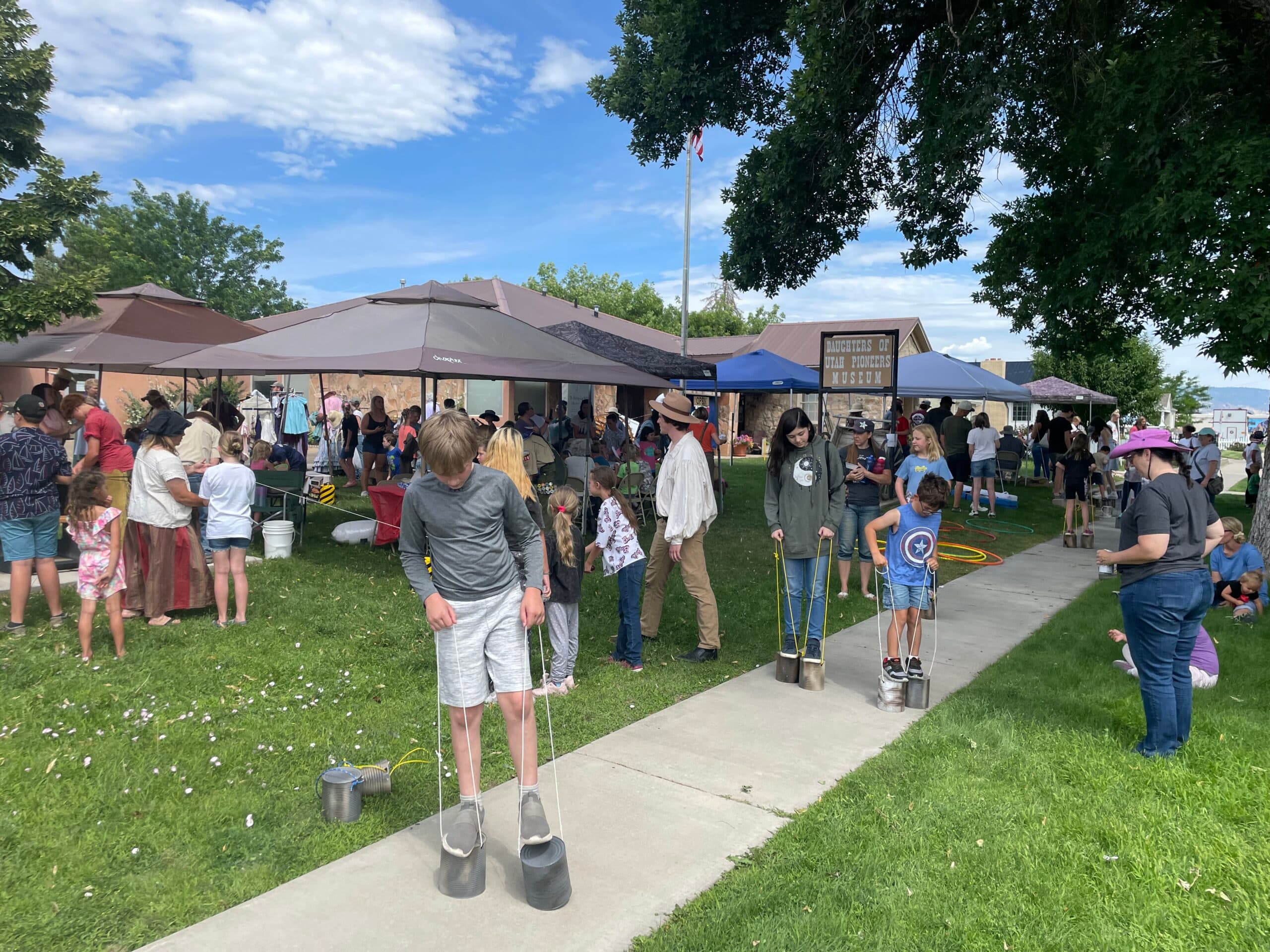 Pioneer Day Crowd Turns Out For Old Time Fun At DUP Museum In Vernal