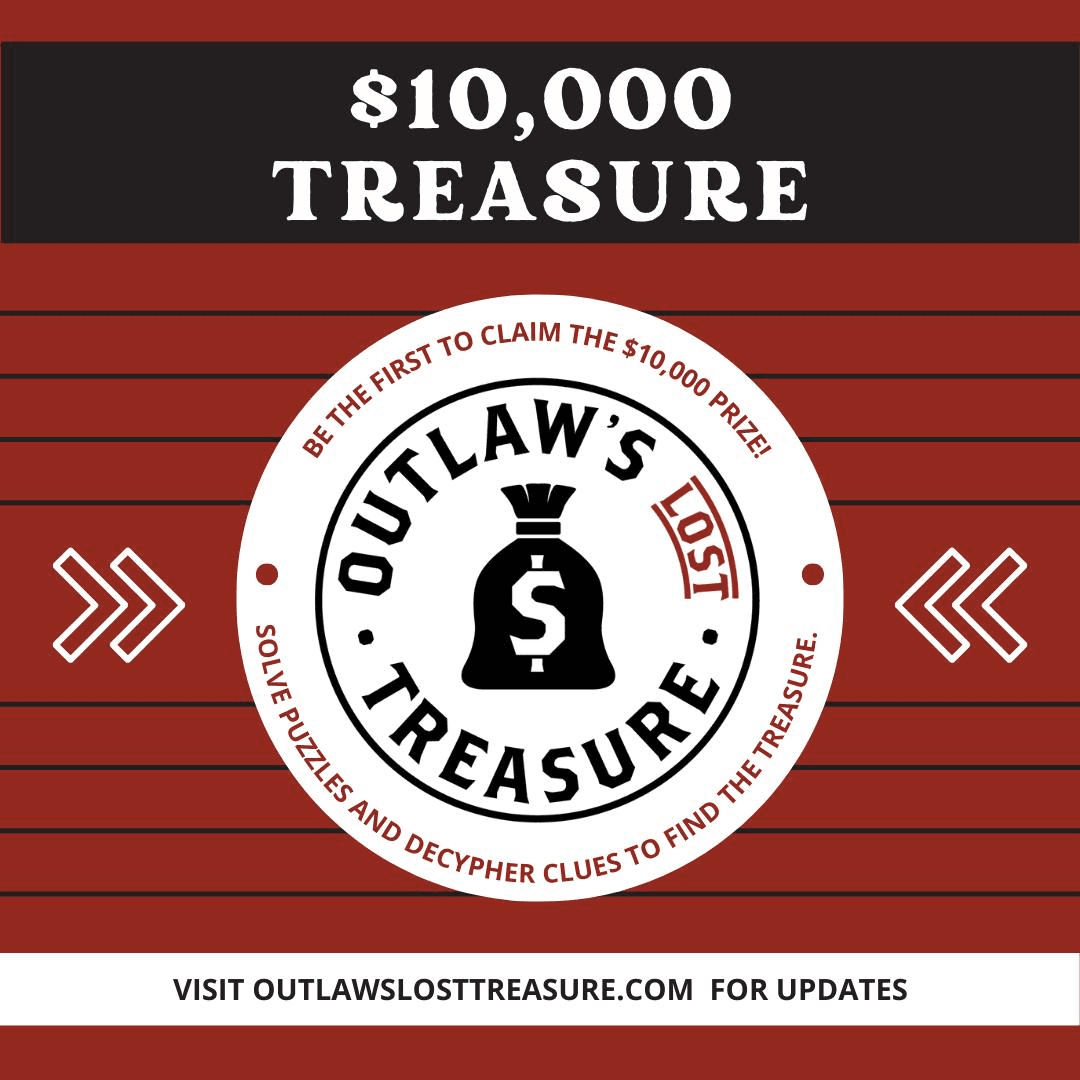 Outlaw’s Lost Treasure Hunt Launches Friday