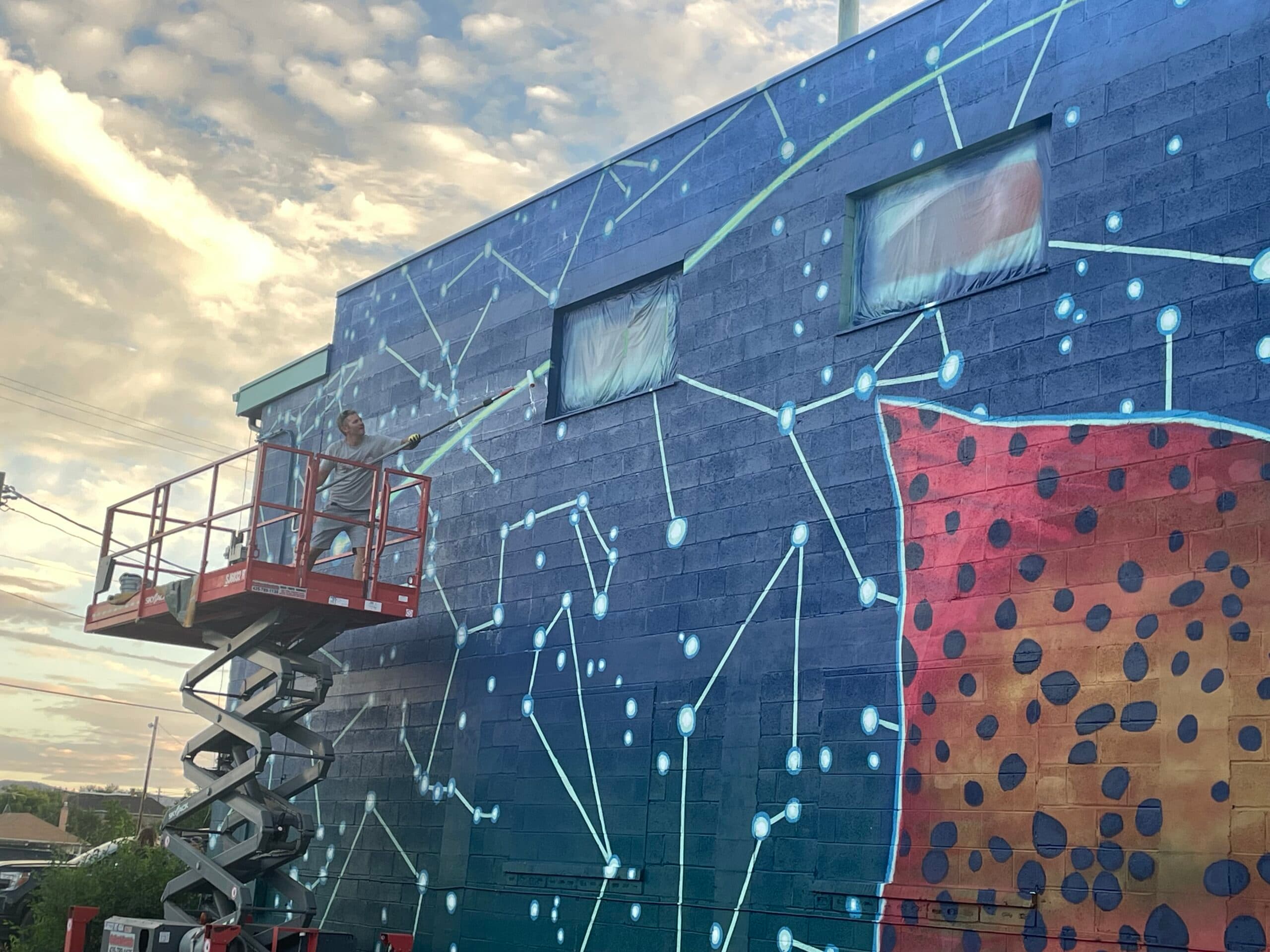 Cutthroat Trout Mural And Activities Add Extra Fun To Dinah “SOAR” Days