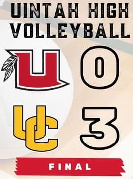 Ute Volleyball team lose to a tough Union Cougar team