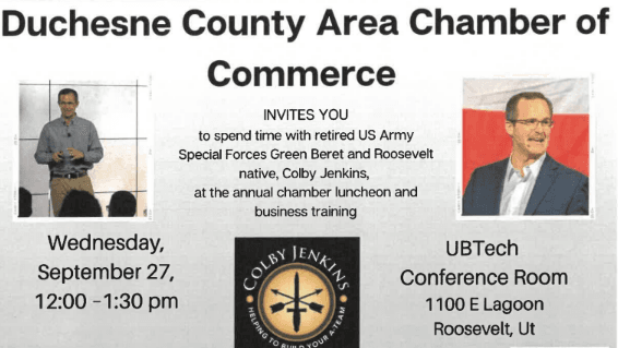 Events Coming Up For Chamber of Commerce Serving Duchesne County