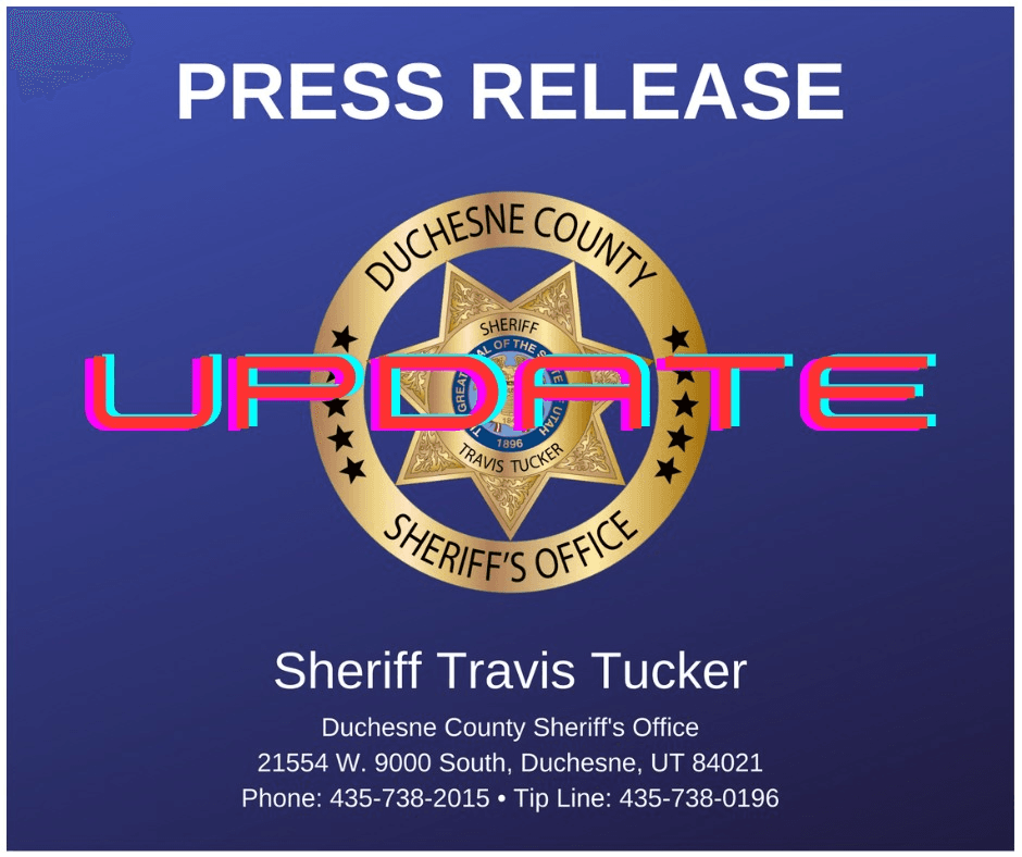 Sheriff’s Office Releases Identities In Duchesne County Murder Investigation