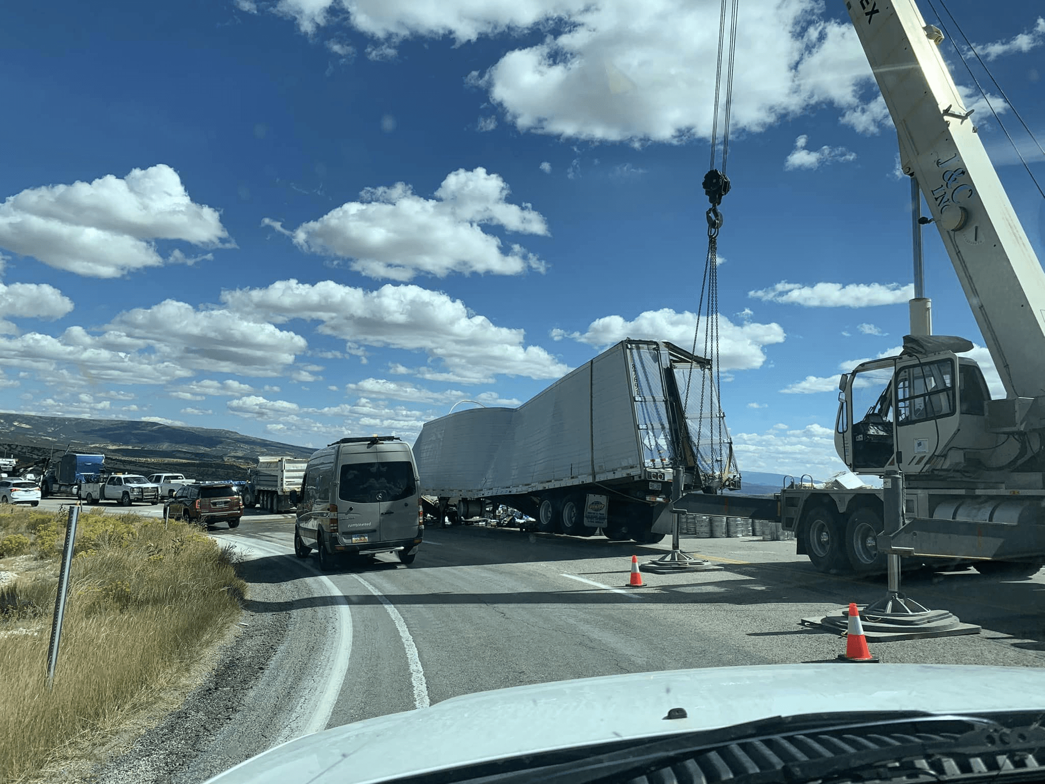 Another Semi Crashes On Highway 191 North Of Vernal