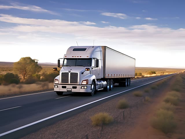 White Freightliner Semi Runs Off US-191 North Of Vernal