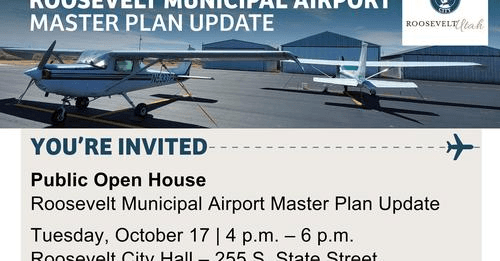 Public Input Sought On Future Of Roosevelt Municipal Airport