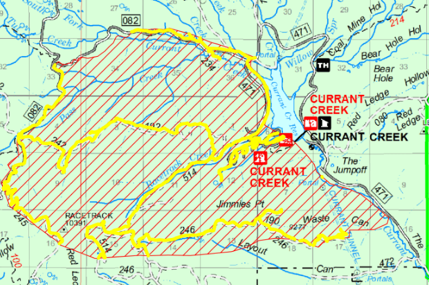 Prescribed Fire West Of Currant Creek Reservoir
