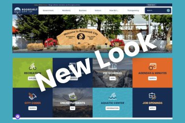 Roosevelt City Website Getting New Look