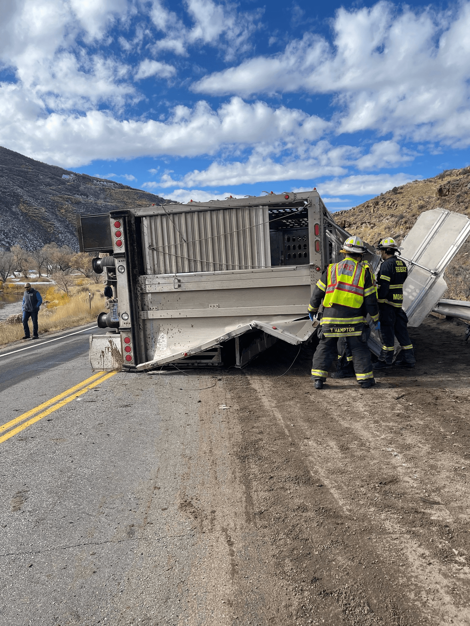 Over 20 Cattle Killed In Moffat County Semi Rollover