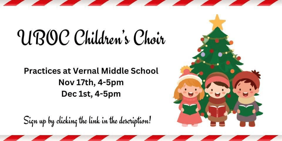 UBOC Prepares for Concert; Tickets on Sale; Children’s Choir Recruiting