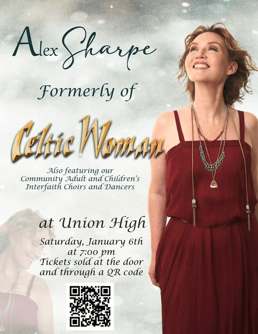 Roosevelt Winterfest To Include Concert: Alex Sharpe Formerly Of Celtic Women