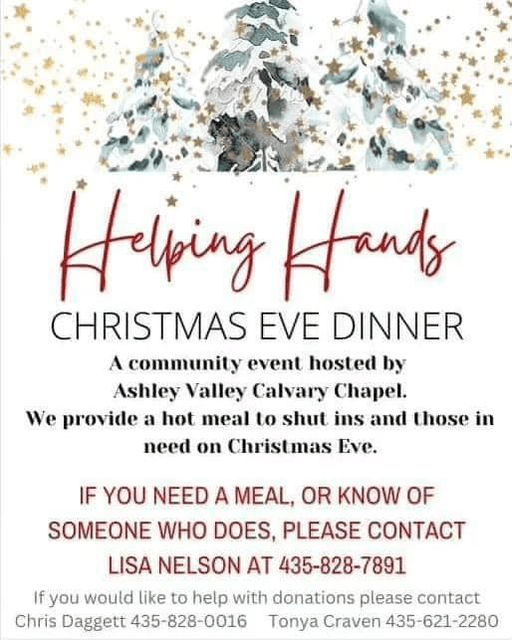 Helping Hands Christmas Eve Dinner