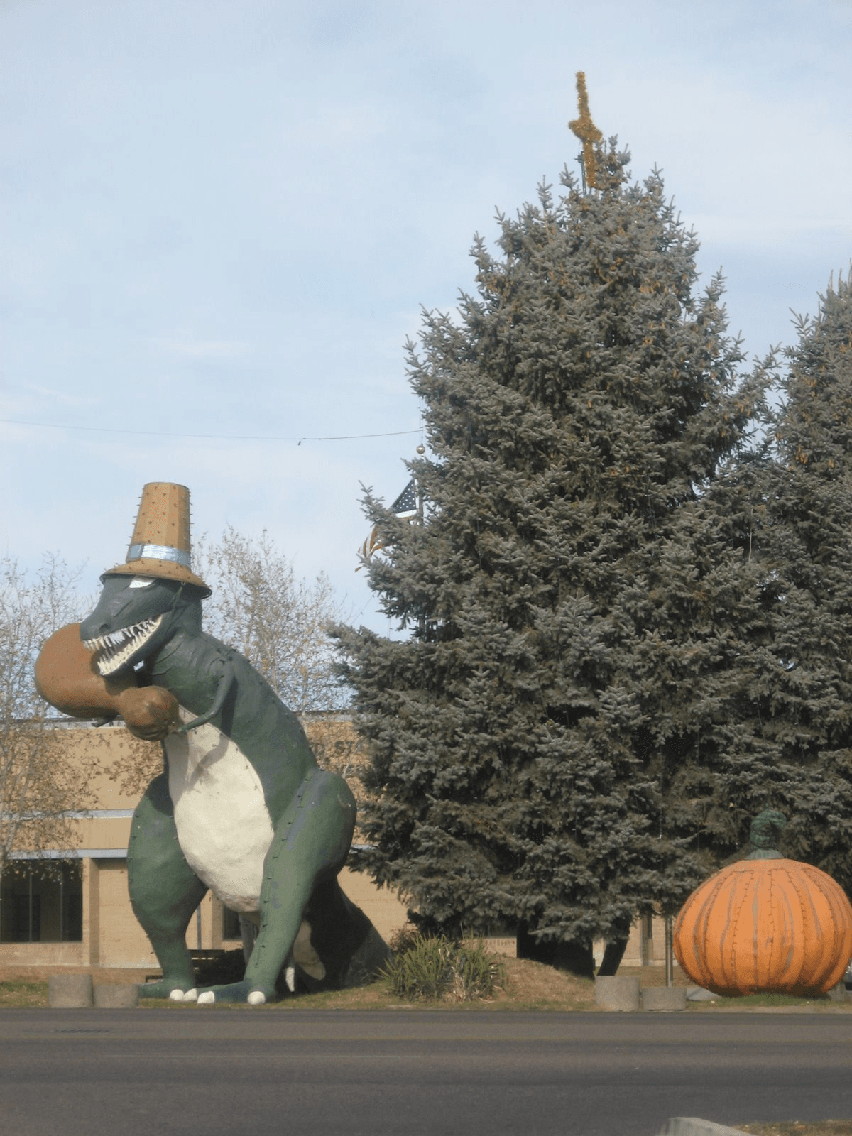 Will Vernal City’s T-Rex Be Dressed Up Again?