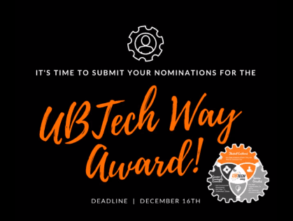 UBTech Accepting Nominations For UBTech Way Award