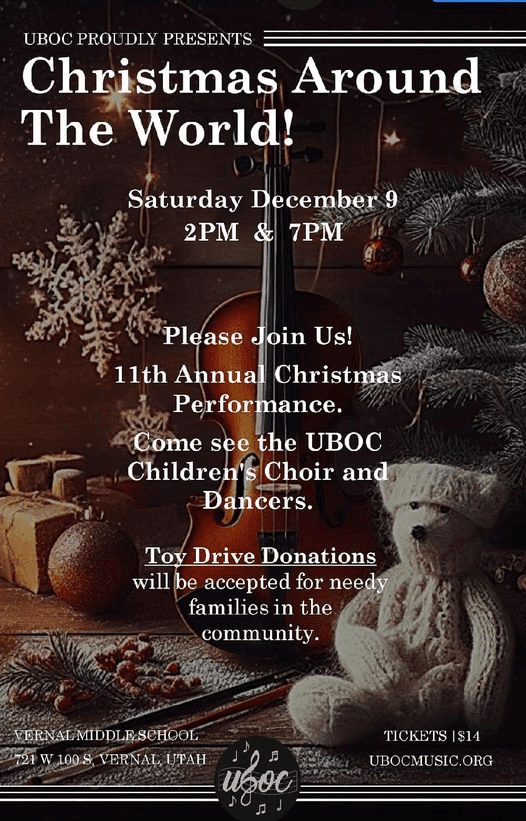 11th Annual Uintah Basin Orchestra And Chorus Concerts Tomorrow