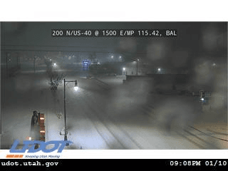 Winter Conditions And Snow Squall Create Snow Pack Conditions Through Region