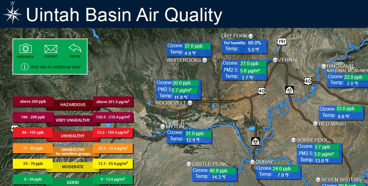 Winter Ozone Formation Possible Next Week