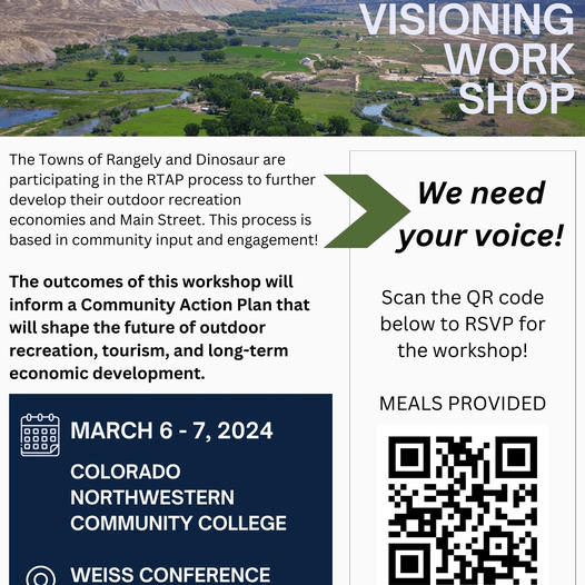 Residents Of Rangely And Dinosaur Invited To Community Visioning Workshop