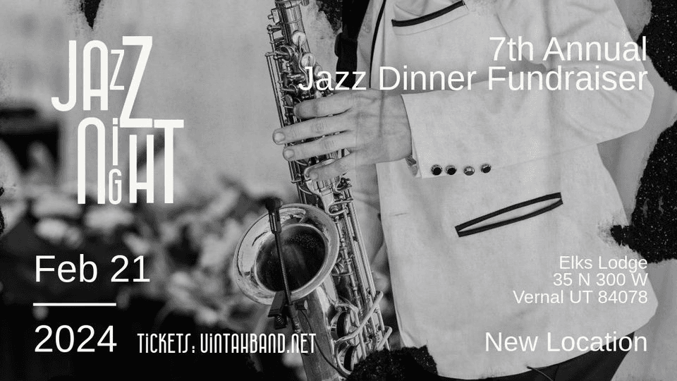 Tomorrow: 7th Annual Uintah Jazz Band Dinner