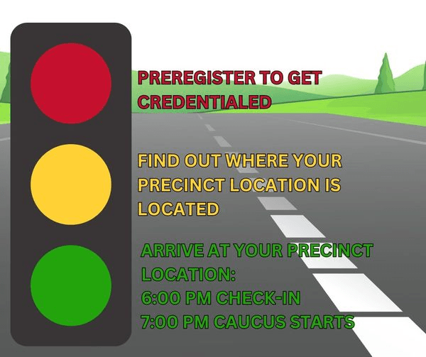Tonight Is Neighborhood Caucus Night; Get Credentialed And Find Your Precinct