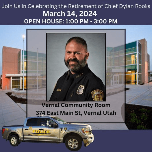 Vernal City Chief Of Police Retires; City Council Approves New Chief