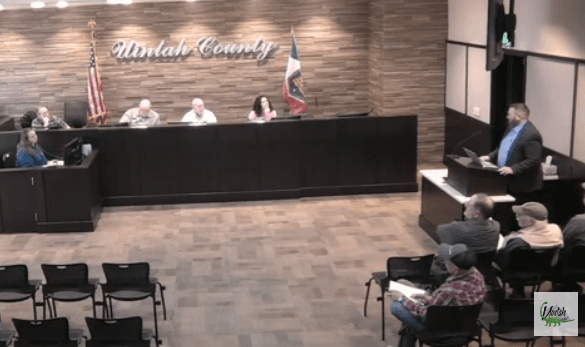 Annual Report Given At Uintah County Commission Meeting