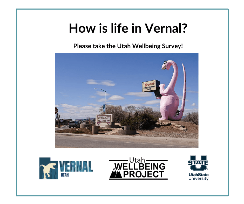 Vernal Among Cities Participating In Utah Wellbeing Project Survey