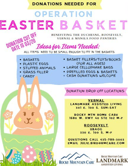 Operation Easter Basket Seeking Donations