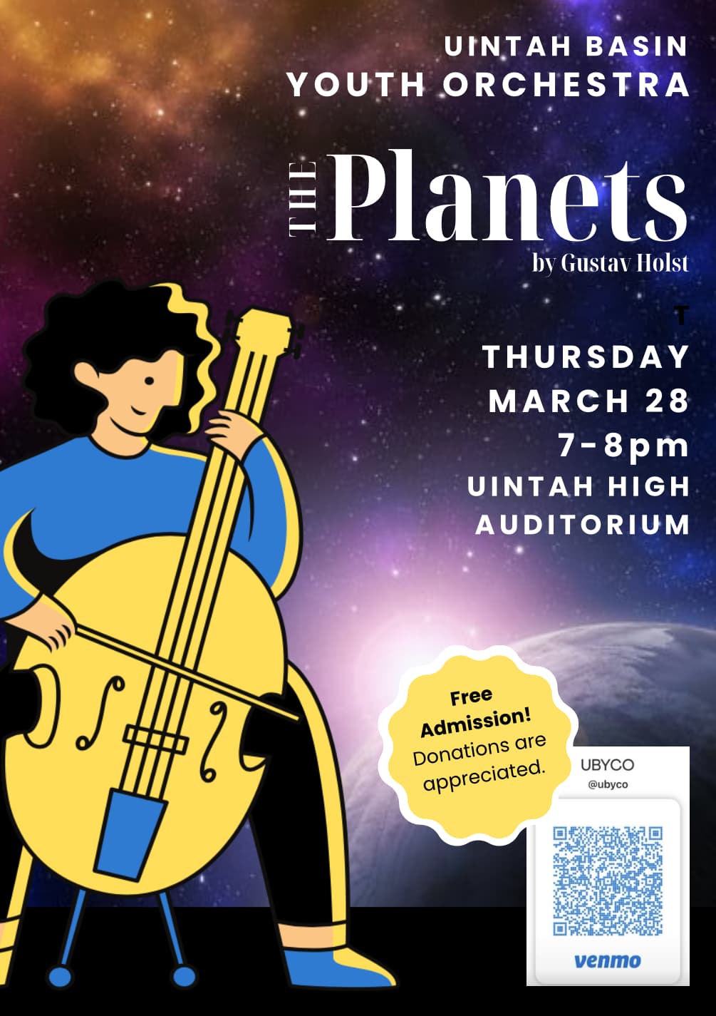 New Director Invites All To Uintah Basin Youth Chamber Orchestra Concert