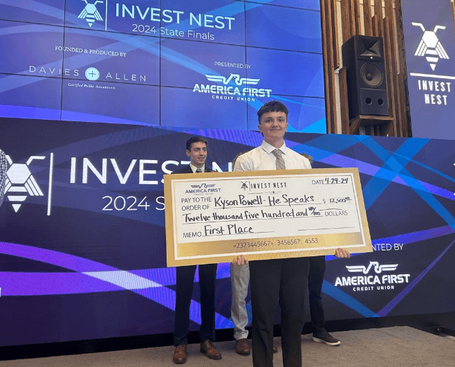 Union High Student Wins Big At State InvestNest Competition