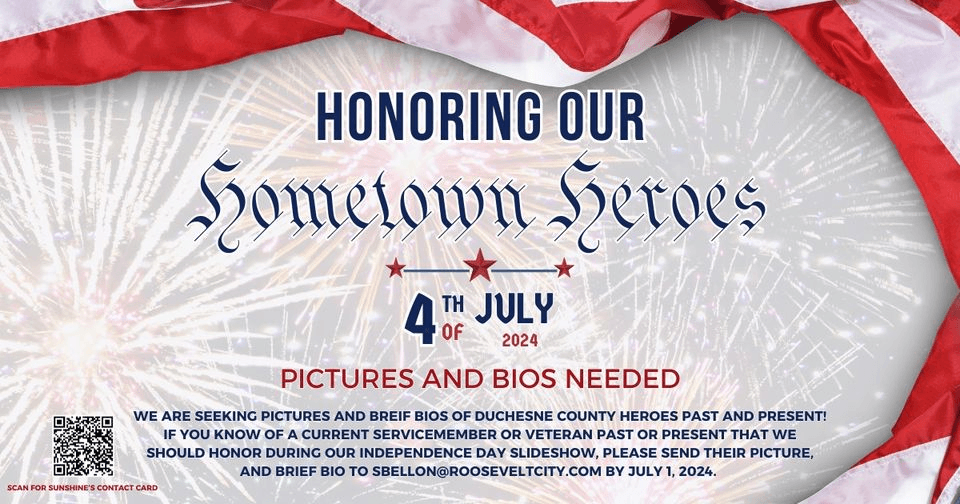 Roosevelt City Seeking Submissions For Hometown Heroes For Independence Day