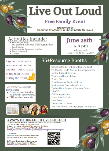 Interfaith Group Holding ‘Live Out Loud’ Free Family Event