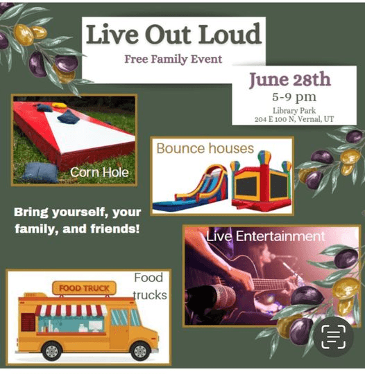 ‘Live Out Loud’ Free Family Event TODAY