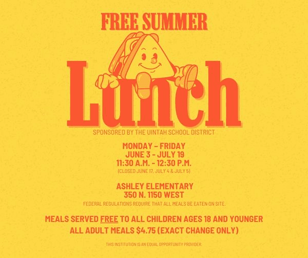 Today Is First Day Of Free Summer Lunch