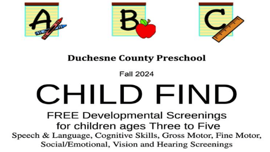 Duchesne County School District Free Developmental Screenings