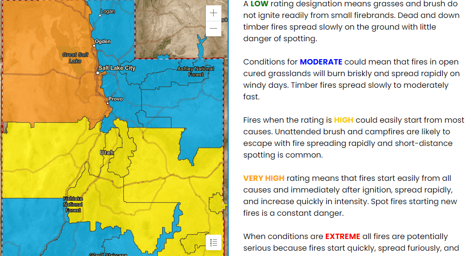 Drier Weather Brings Near Critical Fire Weather Conditions