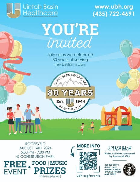 Uintah Basin Healthcare Celebrating 80 Years Of Service
