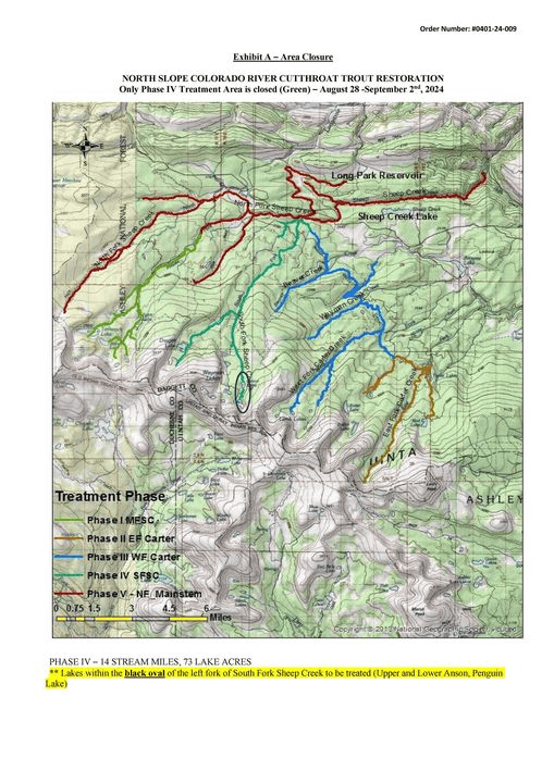 North Slope Colorado River Cutthroat Trout Treatment Planned For Tomorrow